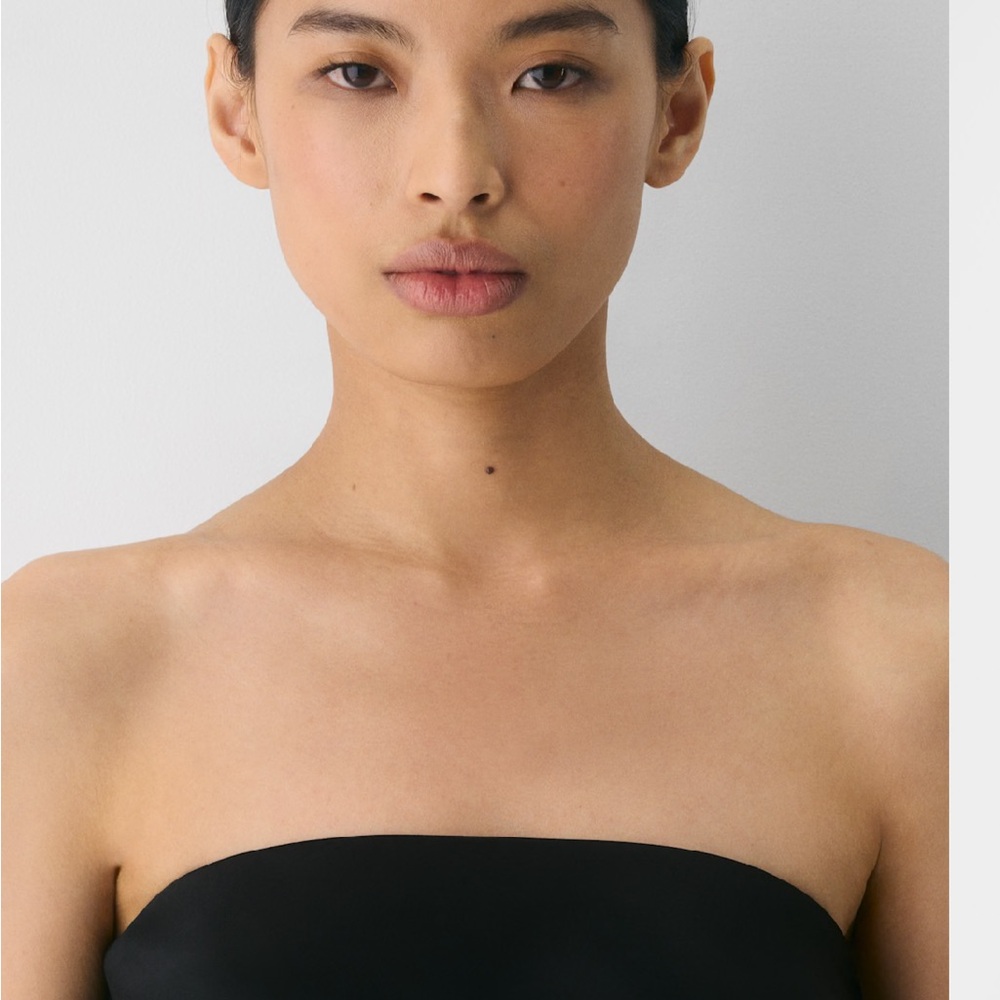 Aritzia TEN strapless satin midi dress NEW - Picture 8 of 9